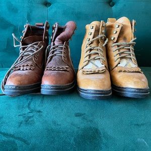 Justin lace up boots